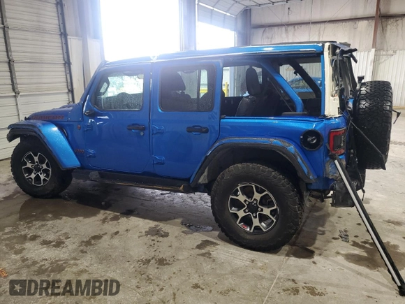 2021 Jeep Wrangler Unlimited Rubicon with VIN 1C4HJXFN6MW756530, listed as a Copart auction lot 51976395 with Not provided miles and Salvage title. Bid and sale history available at DreamBid. Image 2.