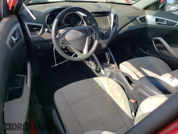 2013 Hyundai Veloster w/Black Int with VIN KMHTC6AD7DU132479, listed as a Copart auction lot 44785445 with 150,334 mi miles and Salvage Title. Bid and sale history available at carsss.com. Image 8.