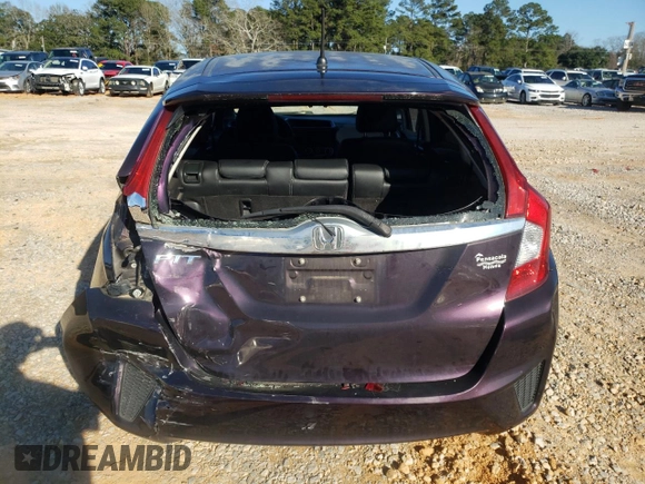 2016 Honda Fit EX-L with VIN JHMGK5H82GS014561, listed as a Copart auction lot 46746815 with 77,525 mi miles and Salvage title. Bid and sale history available at DreamBid. Image 6.