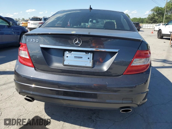 2011 Mercedes-Benz C 350 Sport with VIN WDDGF5GB8BF534211, listed as a Copart auction lot 58275125 with 45,100 mi miles and Salvage title. Bid and sale history available at DreamBid. Image 6.