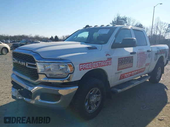 2019 Ram 2500 Tradesman with VIN 3C6UR5CJXKG590738, listed as a IAAI auction lot 41699787 with 134,913 mi miles. Bid and sale history available at carsss.com. Image 18.