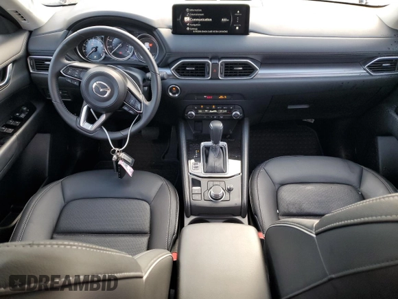 2024 Mazda CX-5 2.5 S Carbon Edition with VIN JM3KFBCL0R0458750, listed as a Copart auction lot 45976215 with 5,194 mi miles and Salvage Title. Bid and sale history available at carsss.com. Image 8.