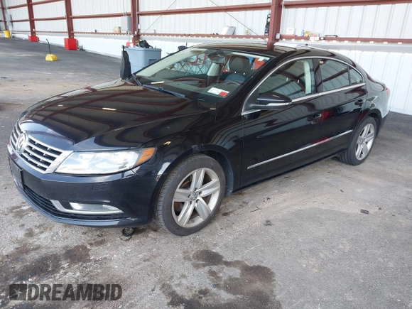 2013 Volkswagen CC Sport with VIN WVWAP7AN0DE540010, listed as a IAAI auction lot 41837983 with 277,144 mi miles. Bid and sale history available at carsss.com. Image 2.
