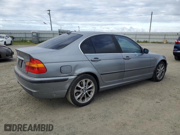 2004 BMW 3 Series 330xi with VIN WBAEW534X4PN33452, listed as a Copart auction lot 54746735 with 135,729 mi miles and Salvage title. Bid and sale history available at DreamBid. Image 3.