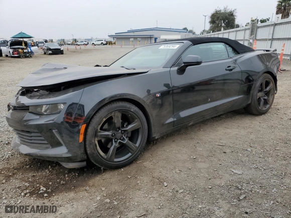 2017 Chevrolet Camaro 2LT with VIN 1G1FD3DS3H0124179, listed as a Copart auction lot 75369294 with 113,400 mi miles and Salvage Title. Bid and sale history available at carsss.com. Image 1.
