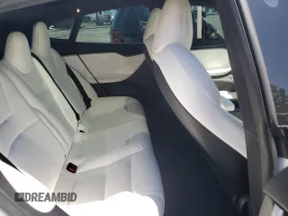 2020 Tesla Model S Performance with VIN 5YJSA1E42LF401157, listed as a Copart auction lot 55082875 with 60,376 mi miles and Salvage title. Bid and sale history available at DreamBid. Image 10.
