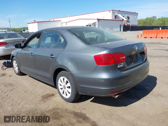 2011 Volkswagen Jetta Sedan S with VIN 3VW2K7AJ1BM380448, listed as a IAAI auction lot 42110979 with 113,418 mi miles. Bid and sale history available at carsss.com. Image 3.