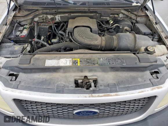 2002 Ford F-150 XL z VIN 1FTRX07W72KB81327, wystawiony jako Copart lot #59488305 z przebiegiem 102 848 mil mil oraz Szkoda całkowita • Salvage title. Historia ofert i sprzedaży dostępna na DreamBid. Obrazek 11.