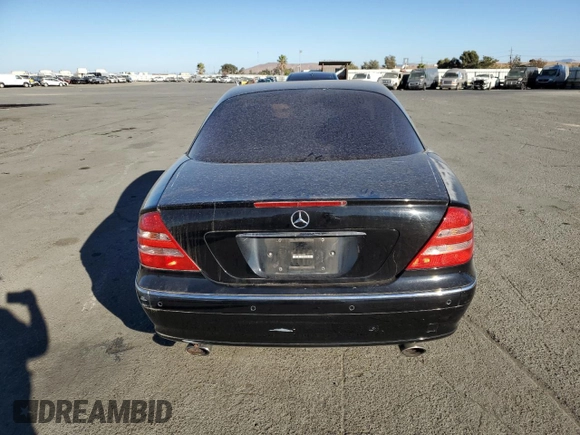 2002 Mercedes-Benz CL 500/600 z VIN WDBPJ75J32A023824, wystawiony jako Copart lot #77254134 z przebiegiem 187 807 mil mil oraz Szkoda całkowita • Salvage title. Historia ofert i sprzedaży dostępna na DreamBid. Obrazek 6.