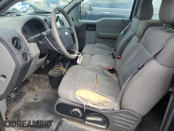 2005 Ford F-150 STX with VIN 1FTRX14W25FA62950, listed as a Copart auction lot 64290195 with 290,608 mi miles and Clean title. Bid and sale history available at DreamBid. Image 7.