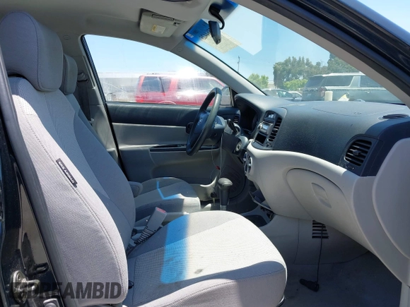 2007 Hyundai Accent GLS with VIN KMHCN46C67U091183, listed as a IAAI auction lot 42564425 with 160,190 mi miles and . Bid and sale history available at DreamBid. Image 5.