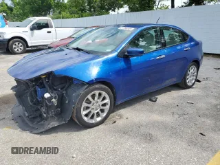 2013 Dodge Dart Limited with VIN 1C3CDFCH1DD214651, listed as a Copart auction lot 61756345 with 106,948 mi miles and Salvage title. Bid and sale history available at DreamBid. Image 1.