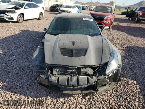 2016 Chevrolet Corvette Z06 3LZ with VIN 1G1YT2D68G5601246, listed as a Copart auction lot 62612494 with 15,172 mi miles and Salvage Title. Bid and sale history available at carsss.com. Image 5.