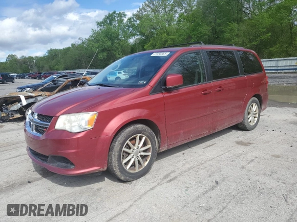 2015 Dodge Grand Caravan SXT with VIN 2C4RDGCG1FR529808, listed as a Copart auction lot 55958865 with 220,723 mi miles and Clean Title. Bid and sale history available at DreamBid. Image 1.