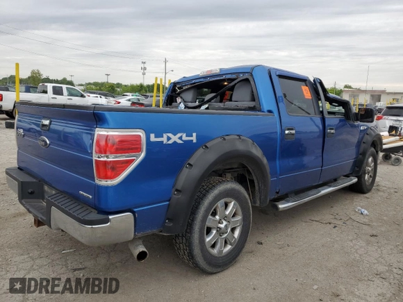 2013 Ford F-150 XL with VIN 1FTFW1EF1DKD22149, listed as a Copart auction lot 58136975 with 202,594 mi miles and Salvage title. Bid and sale history available at DreamBid. Image 3.