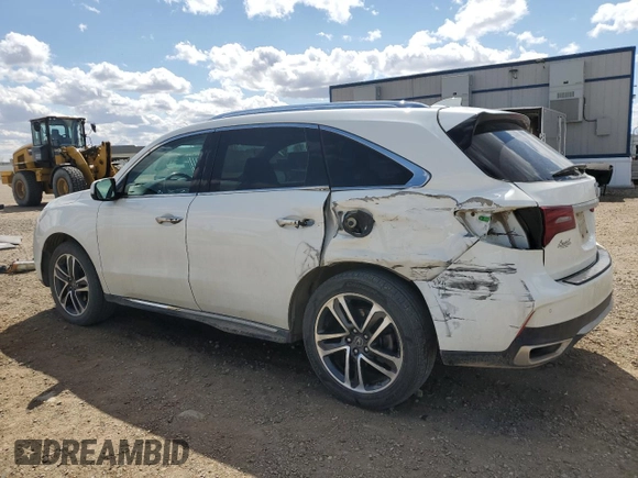 2017 Acura MDX Advance with VIN 5FRYD4H85HB004355, listed as a Copart auction lot 53860985 with 68,241 mi miles and Salvage title. Bid and sale history available at DreamBid. Image 2.