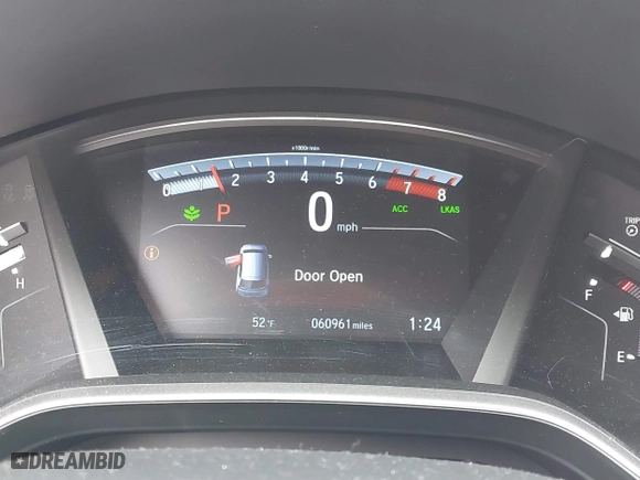 2018 Honda CR-V EX-L with VIN 5J6RW1H86JA012097, listed as a IAAI auction lot 41536679 with 60,691 mi miles. Bid and sale history available at carsss.com. Image 7.