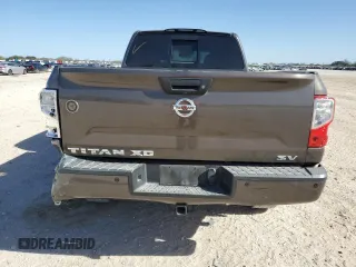 2017 Nissan Titan XD SV with VIN 1N6AA1F28HN551630, listed as a Copart auction lot 87104504 with 136,518 mi miles and Salvage Title. Bid and sale history available at carsss.com. Image 6.