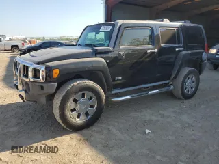 2007 Hummer H3 SUV with VIN 5GTDN13E778104702, listed as a Copart auction lot 72533514 with 250,312 mi miles and Salvage Title. Bid and sale history available at carsss.com. Image 1.