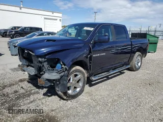 2012 Ram 1500 Sport with VIN 1C6RD7MT3CS287620, listed as a Copart auction lot 57311795 with 169,778 mi miles and Salvage title. Bid and sale history available at DreamBid. Image 1.