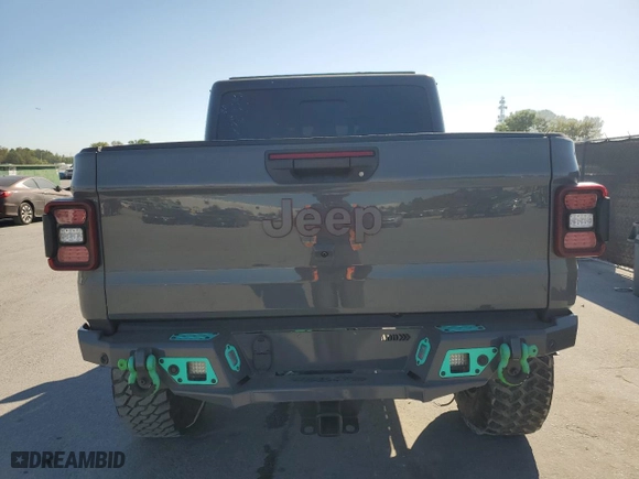 2022 Jeep Gladiator Rubicon with VIN 1C6JJTBG2NL153716, listed as a Copart auction lot 48626345 with 13,149 mi miles and Salvage Title. Bid and sale history available at carsss.com. Image 6.