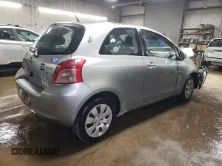 2007 Toyota Yaris with VIN JTDJT923275114473, listed as a Copart auction lot 52242355 with 137,963 mi miles and Salvage Title. Bid and sale history available at carsss.com. Image 3.
