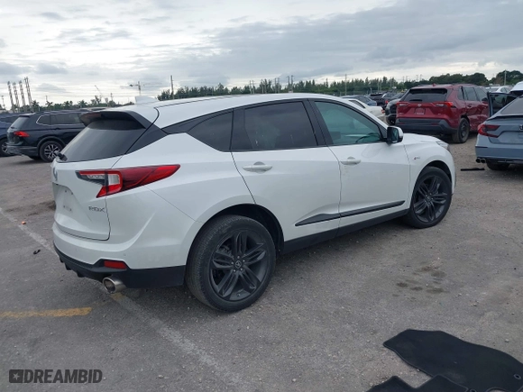 2021 Acura RDX w/A-Spec Package with VIN 5J8TC1H69ML022197, listed as a IAAI auction lot 40919528 with 36,389 mi miles. Bid and sale history available at carsss.com. Image 4.