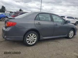 2009 Toyota Corolla with VIN 1NXBU40E89Z147619, listed as a Copart auction lot 53291535 with 196,840 mi miles and Salvage Title. Bid and sale history available at carsss.com. Image 3.