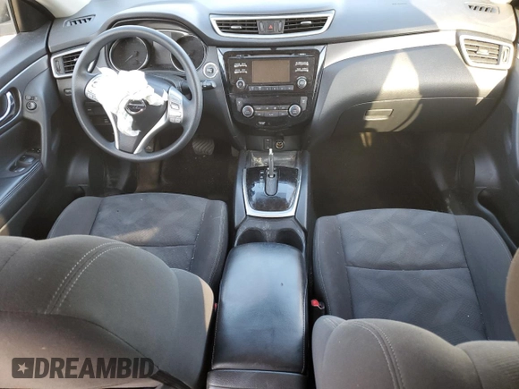 2016 Nissan Rogue SV with VIN KNMAT2MV3GP613566, listed as a Copart auction lot 85194384 with 138,423 mi miles and Salvage Title. Bid and sale history available at carsss.com. Image 8.
