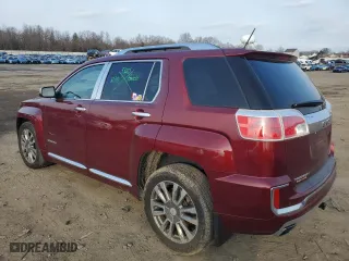 2017 GMC Terrain Denali with VIN 2GKFLVE36H6118403, listed as a Copart auction lot 87058314 with 56,420 mi miles and Salvage Title. Bid and sale history available at carsss.com. Image 2.