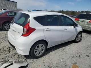2017 Nissan Note S Plus with VIN 3N1CE2CP7HL355591, listed as a Copart auction lot 47341405 with 56,152 mi miles and Salvage title. Bid and sale history available at DreamBid. Image 3.
