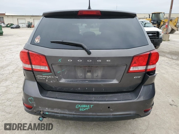 2017 Dodge Journey GT with VIN 3C4PDDEG6HT596598, listed as a Copart auction lot 52313645 with 175,783 mi miles and Salvage Title. Bid and sale history available at DreamBid. Image 6.