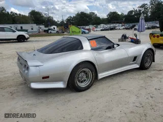 1981 Chevrolet Corvette with VIN 1G1AY8762BS419702, listed as a Copart auction lot 75984184 with 46,127 mi miles and Salvage Title. Bid and sale history available at carsss.com. Image 3.