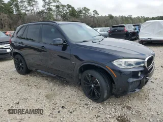 2015 BMW X5 sDrive35i with VIN 5UXKR2C51F0H39390, listed as a Copart auction lot 46475705 with 151,917 mi miles and Salvage Title. Bid and sale history available at carsss.com. Image 4.