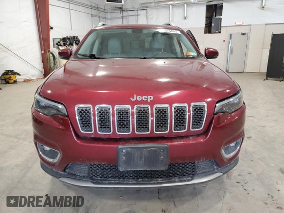 2019 Jeep Cherokee High Altitude with VIN 1C4PJMDX9KD126752, listed as a Copart auction lot 53876805 with 89,454 mi miles and Non repairable. Bid and sale history available at DreamBid. Image 5.