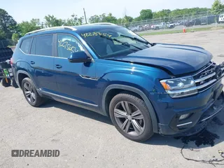 2019 Volkswagen Atlas SEL R-Line z VIN 1V2RR2CAXKC600831, wystawiony jako IAAI lot #42275654 z przebiegiem 84 094 mil mil oraz . Historia ofert i sprzedaży dostępna na DreamBid. Obrazek 1.