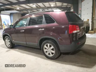 2011 Kia Sorento LX with VIN 5XYKTCA10BG084200, listed as a Copart auction lot 51127985 with 195,802 mi miles and Salvage Title. Bid and sale history available at carsss.com. Image 2.