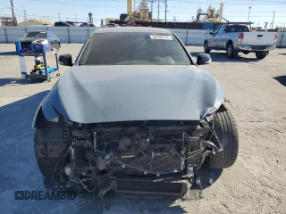 2023 Infiniti Q50 Red Sport 400 with VIN JN1FV7DP3PM570348, listed as a Copart auction lot 80996414 with 35,011 mi miles and Salvage Title. Bid and sale history available at DreamBid. Image 5.