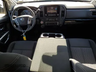 2022 Nissan Titan S with VIN 1N6AA1EC4NN107425, listed as a Copart auction lot 48291485 with 19,904 mi miles and Salvage title. Bid and sale history available at DreamBid. Image 8.