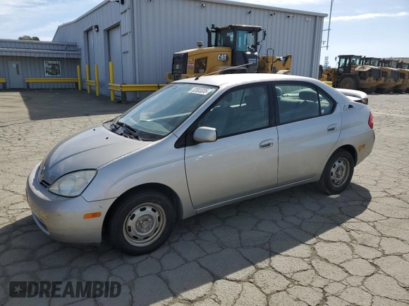 2001 Toyota Prius with VIN JT2BK12U310009326, listed as a Copart auction lot 52003335 with 142,845 mi miles and Salvage Title. Bid and sale history available at carsss.com. Image 1.