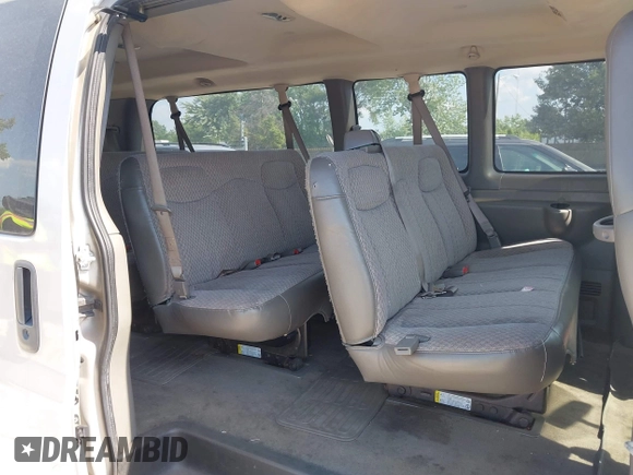 2007 Chevrolet Express Passenger with VIN 1GAHG39U571194706, listed as a IAAI auction lot 42641454 with 83,394 mi miles and . Bid and sale history available at DreamBid. Image 8.
