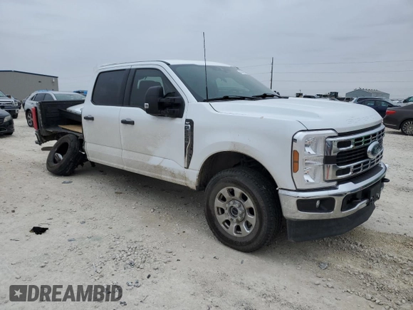 2024 Ford Super Duty F-250 SRW XL with VIN 1FT7W2BN2RED65099, listed as a Copart auction lot 46149515 with 15,171 mi miles and Salvage Title. Bid and sale history available at carsss.com. Image 4.