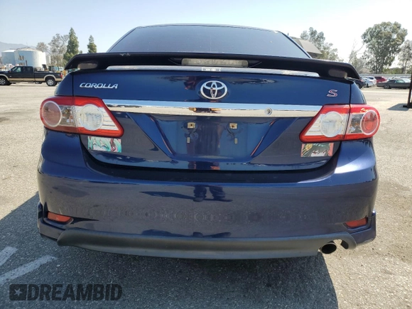 2013 Toyota Corolla L with VIN 5YFBU4EE9DP122795, listed as a Copart auction lot 55154635 with 88,853 mi miles and Salvage Title. Bid and sale history available at DreamBid. Image 6.