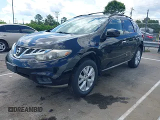 2012 Nissan Murano SV with VIN JN8AZ1MW3CW230703, listed as a IAAI auction lot 42199707 with 155,581 mi miles and . Bid and sale history available at carsss.com. Image 2.