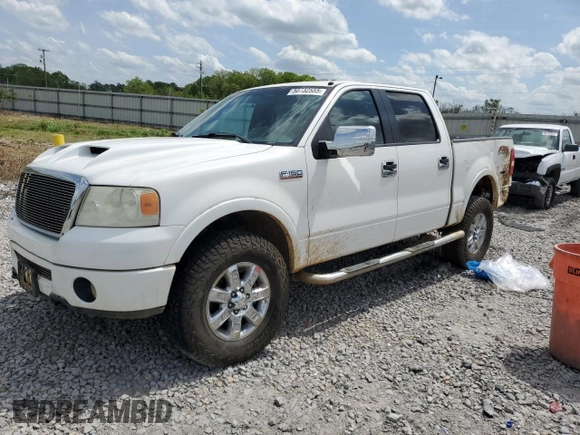 2006 Ford F-150 XLT with VIN 1FTPW14556FB54072, listed as a Copart auction lot 50732555 with 163,035 mi miles and Salvage Title. Bid and sale history available at carsss.com. Image 1.