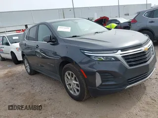 2023 Chevrolet Equinox LT z VIN 3GNAXKEG0PS167129, wystawiony jako IAAI lot #42254456 z przebiegiem 55 019 mil mil oraz . Historia ofert i sprzedaży dostępna na DreamBid. Obrazek 1.