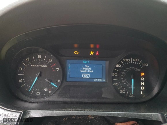 2011 Ford Edge SE with VIN 2FMDK3GC4BBB00550, listed as a Copart auction lot 48458185 with 301,406 mi miles and Salvage Title. Bid and sale history available at carsss.com. Image 9.