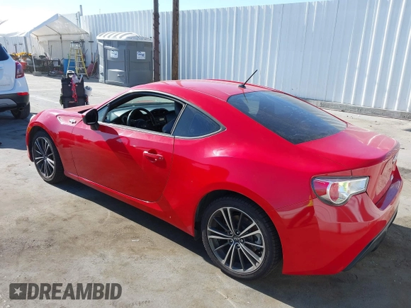 2013 Scion FR-S with VIN JF1ZNAA10D2708478, listed as a IAAI auction lot 42093210 with 172,034 mi miles. Bid and sale history available at carsss.com. Image 3.