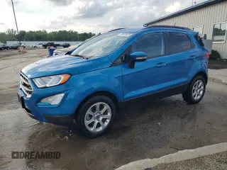 2020 Ford EcoSport SE z VIN MAJ3S2GE3LC322497, wystawiony jako Copart lot #56424435 z przebiegiem 62 111 mil mil oraz Szkoda całkowita • Salvage title. Historia ofert i sprzedaży dostępna na DreamBid. Obrazek 1.