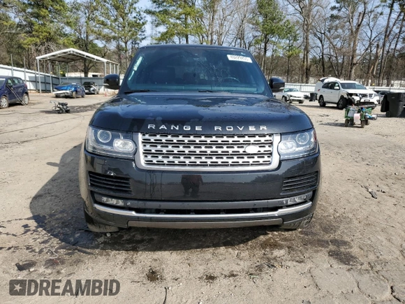 2015 Land Rover Range Rover HSE with VIN SALGS2VF9FA204602, listed as a Copart auction lot 49229455 with 97,940 mi miles and Salvage title. Bid and sale history available at DreamBid. Image 5.